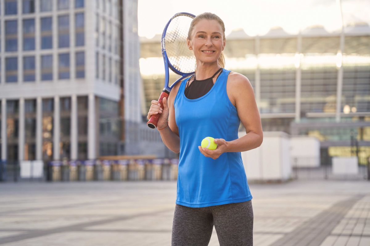 Estrogen therapy helps active women maintain energy, strength, and balance during menopause.
