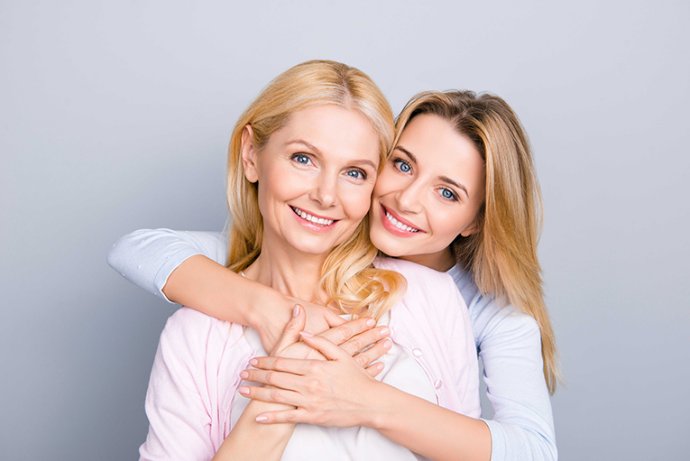 Menopause treatment options support graceful aging and emotional connection between generations.