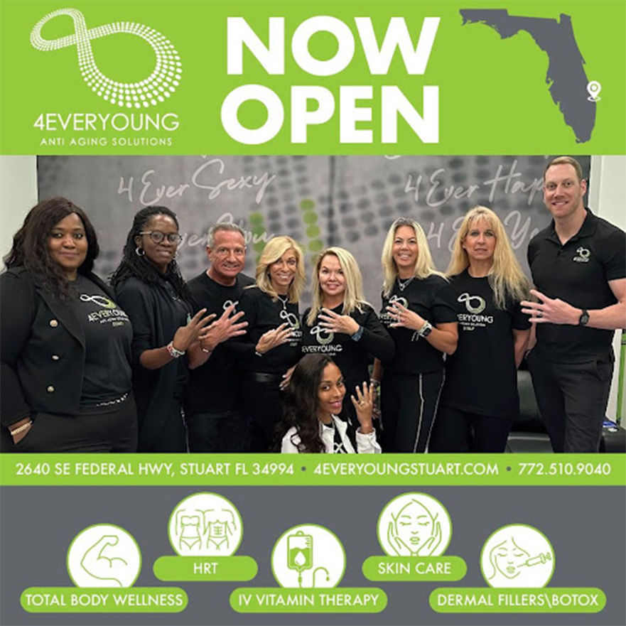  4Ever Young Brings Health, Beauty, and Wellness to Stuart, Florida. 