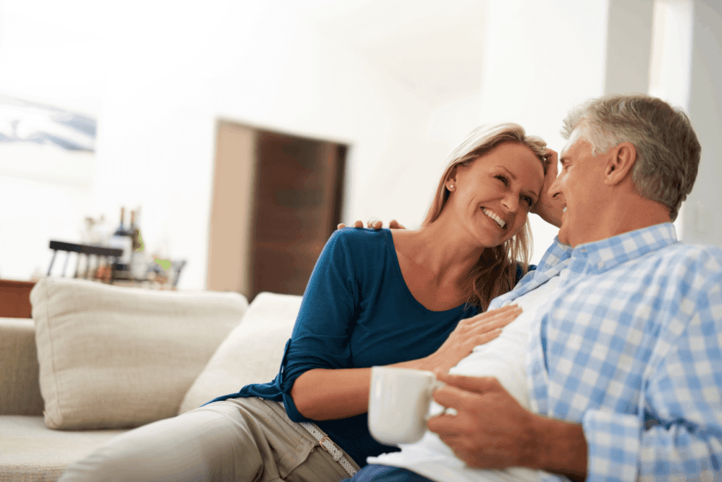 Natural hormone therapy helps couples maintain closeness and vitality during menopause.