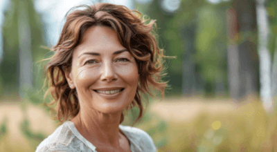 HRT for menopause supports youthful skin and balances hormones for graceful aging.